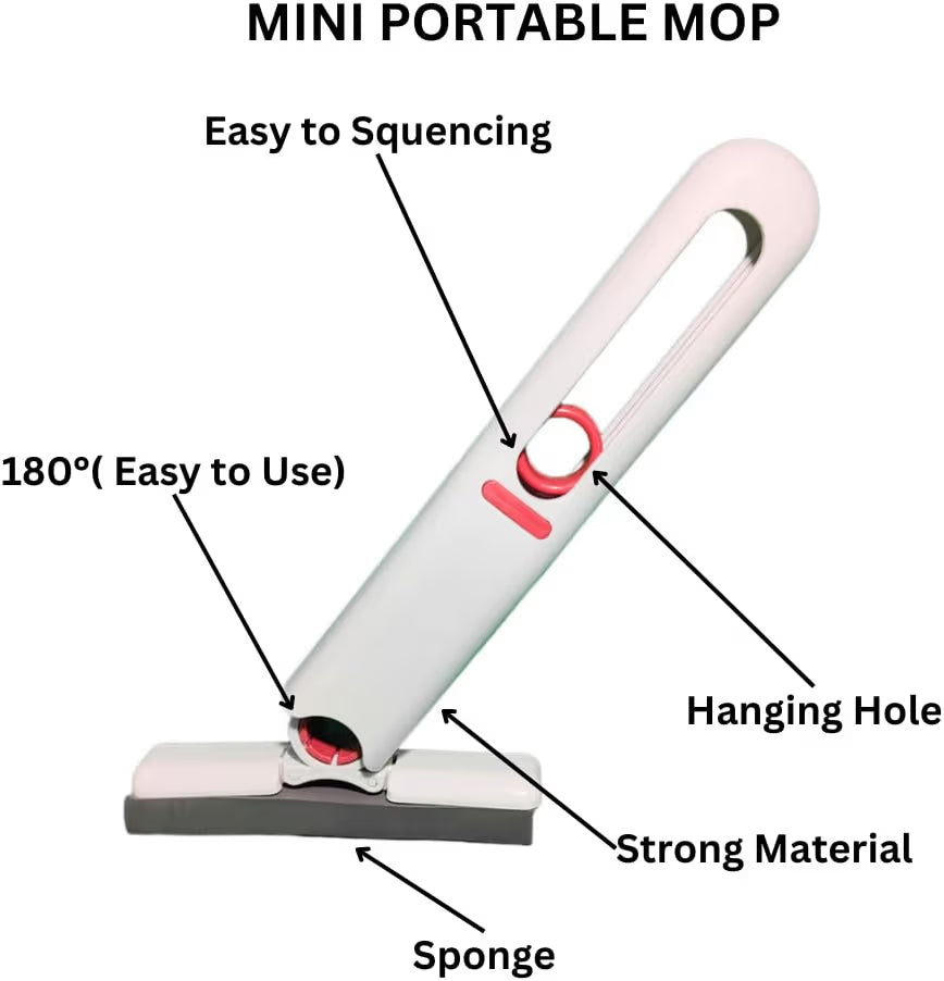 Portable mini mop